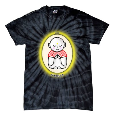 Jizo Japanese Bodhisattva Graphic Design Tie-Dye T-Shirt