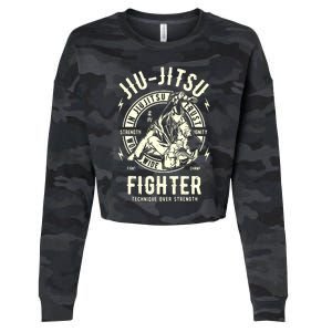 JIU JITSU BJJ Brazilian Jiu Jitsu Cropped Pullover Crew