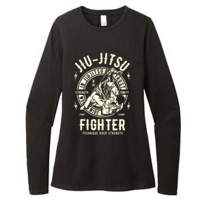 JIU JITSU BJJ Brazilian Jiu Jitsu Womens CVC Long Sleeve Shirt