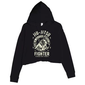 JIU JITSU BJJ Brazilian Jiu Jitsu Crop Fleece Hoodie