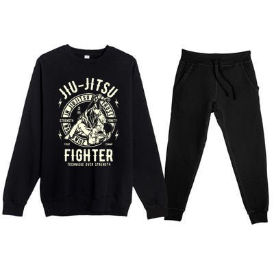 JIU JITSU BJJ Brazilian Jiu Jitsu Premium Crewneck Sweatsuit Set