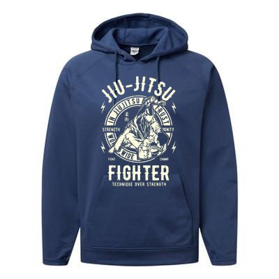 JIU JITSU BJJ Brazilian Jiu Jitsu Performance Fleece Hoodie