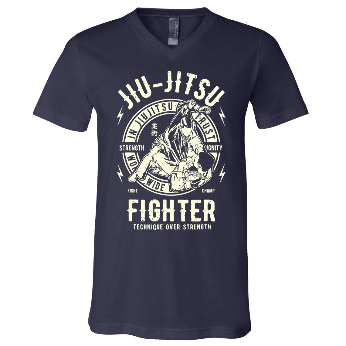 JIU JITSU BJJ Brazilian Jiu Jitsu V-Neck T-Shirt