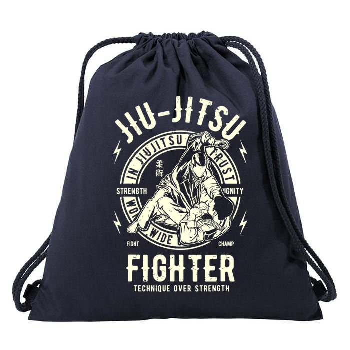 JIU JITSU BJJ Brazilian Jiu Jitsu Drawstring Bag