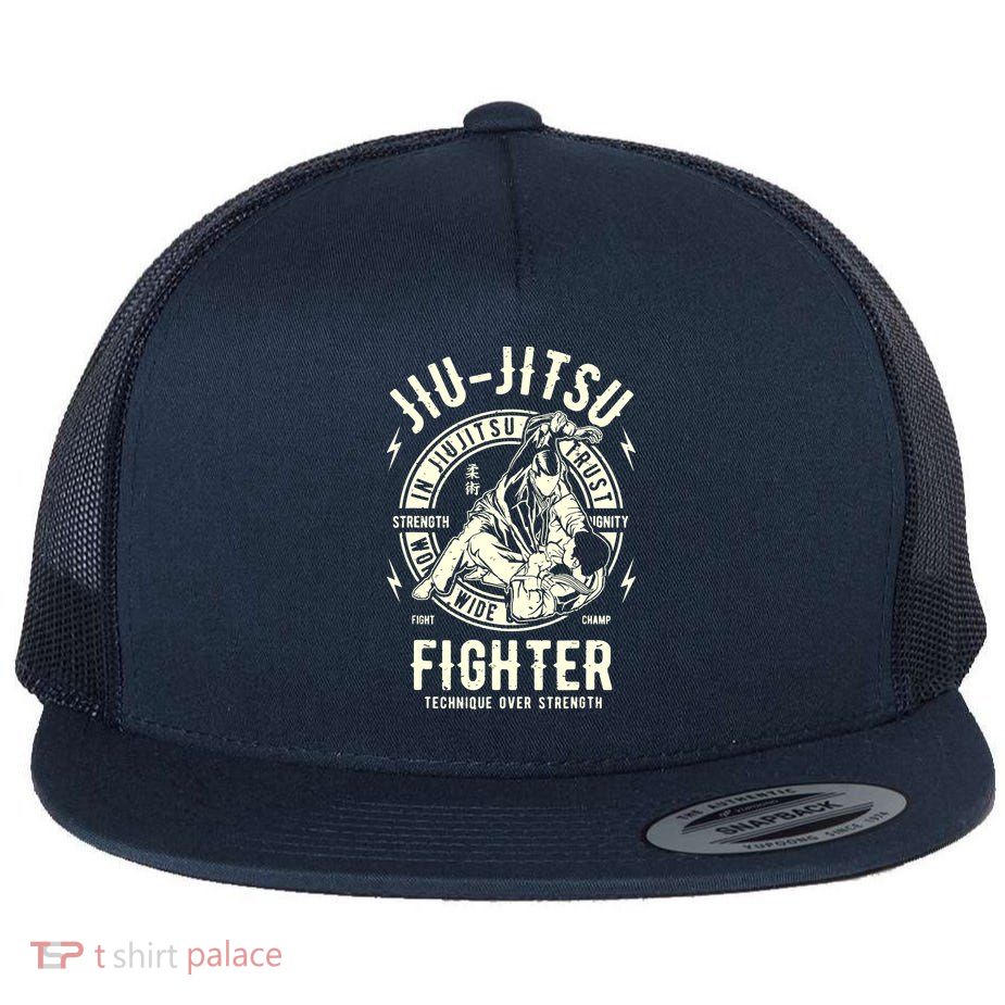 JIU JITSU BJJ Brazilian Jiu Jitsu Flatbill Hat