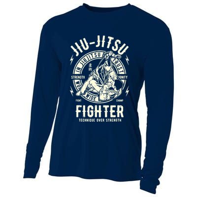 JIU JITSU BJJ Brazilian Jiu Jitsu Cooling Performance Long Sleeve Crew