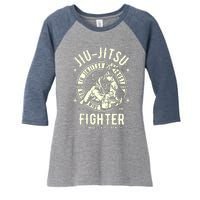 JIU JITSU BJJ Brazilian Jiu Jitsu Women's Tri-Blend 3/4-Sleeve Raglan Shirt