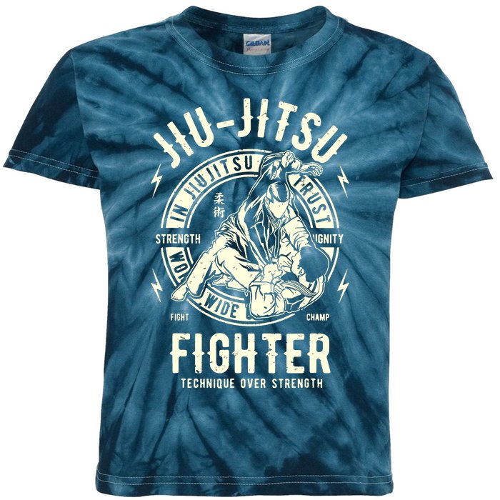 JIU JITSU BJJ Brazilian Jiu Jitsu Kids Tie-Dye T-Shirt