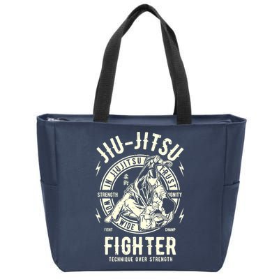 JIU JITSU BJJ Brazilian Jiu Jitsu Zip Tote Bag