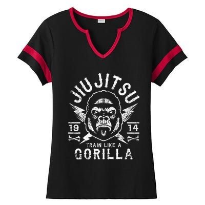 Jiu Jitsu Brazilian Jiu Jitsu Bjj Mma Ladies Halftime Notch Neck Tee