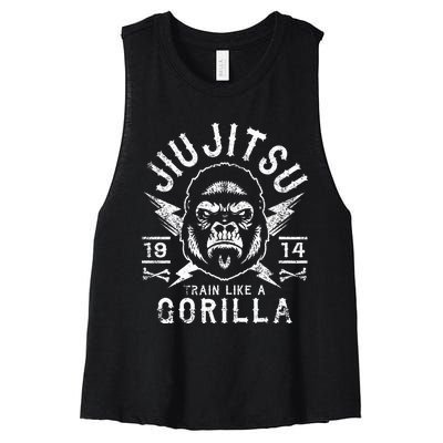 Jiu Jitsu Brazilian Jiu Jitsu Bjj Mma Women's Racerback Cropped Tank