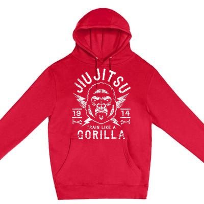 Jiu Jitsu Brazilian Jiu Jitsu Bjj Mma Premium Pullover Hoodie