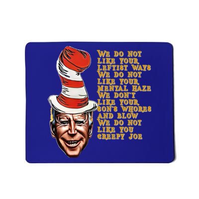 Jingle Joe Biden Xmas Rhyme Trump Fun Ugly Christmas Sweater Gift Mousepad