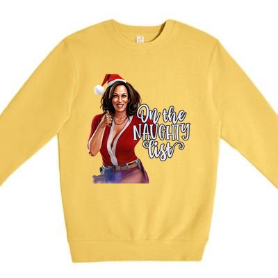 Jingle Joe Biden Xmas Carol Trump Ugly Christmas Sweater Gift Premium Crewneck Sweatshirt