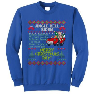 Jingle Joe Biden Xmas Carol Trump Ugly Christmas Sweater Gift Sweatshirt