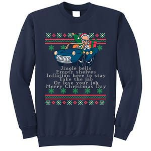 Jingle Joe Biden Funny Santa Trump Ugly Christmas Sweater Sweatshirt