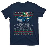 Jingle Joe Biden Funny Santa Trump Ugly Christmas Sweater T-Shirt