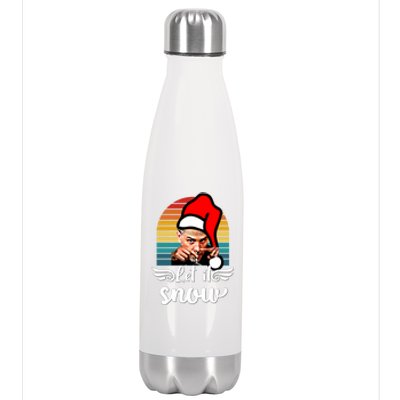 Jingle Joe Biden Xmas Carol Trump Ugly Christmas Sweater Gift Stainless Steel Insulated Water Bottle