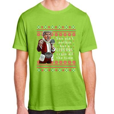 Jingle Joe Biden Xmas Carol Trump Ugly Christmas Sweater Gift Adult ChromaSoft Performance T-Shirt