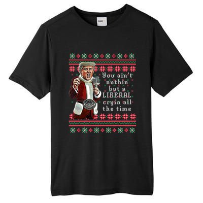 Jingle Joe Biden Xmas Carol Trump Ugly Christmas Sweater Gift Tall Fusion ChromaSoft Performance T-Shirt