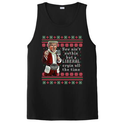 Jingle Joe Biden Xmas Carol Trump Ugly Christmas Sweater Gift PosiCharge Competitor Tank