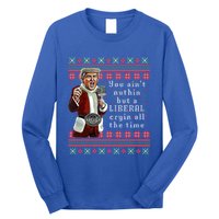 Jingle Joe Biden Xmas Carol Trump Ugly Christmas Sweater Gift Long Sleeve Shirt