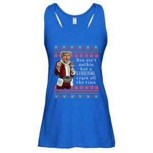 Jingle Joe Biden Xmas Carol Trump Ugly Christmas Sweater Gift Ladies Essential Flowy Tank