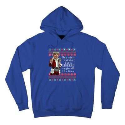 Jingle Joe Biden Xmas Carol Trump Ugly Christmas Sweater Gift Tall Hoodie