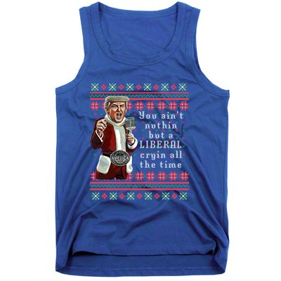 Jingle Joe Biden Xmas Carol Trump Ugly Christmas Sweater Gift Tank Top