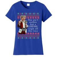 Jingle Joe Biden Xmas Carol Trump Ugly Christmas Sweater Gift Women's T-Shirt