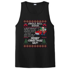 Jingle Joe Biden Xmas Carol Trump Ugly Christmas Sweater Meaningful Gift PosiCharge Competitor Tank