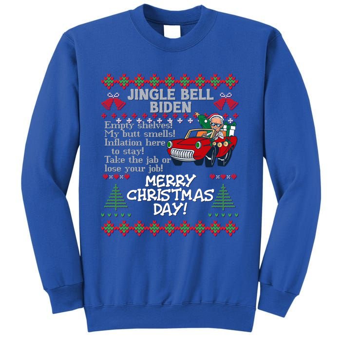 Jingle Joe Biden Xmas Carol Trump Ugly Christmas Sweater Meaningful Gift Sweatshirt