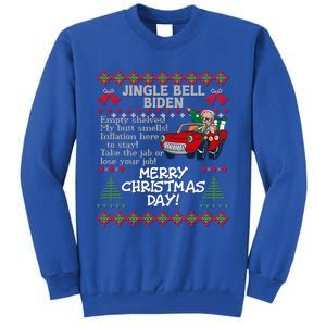 Jingle Joe Biden Xmas Carol Trump Ugly Christmas Sweater Meaningful Gift Tall Sweatshirt