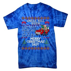 Jingle Joe Biden Xmas Carol Trump Ugly Christmas Sweater Meaningful Gift Tie-Dye T-Shirt