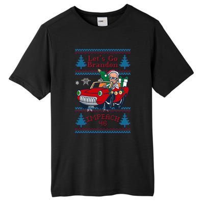 Jingle Joe Biden Xmas Carol Trump Ugly Christmas Sweater Gift Tall Fusion ChromaSoft Performance T-Shirt