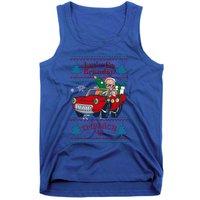 Jingle Joe Biden Xmas Carol Trump Ugly Christmas Sweater Gift Tank Top