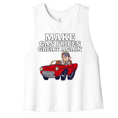 Jingle Joe Biden Xmas Carol Trump Ugly Christmas Sweater Gift Women's Racerback Cropped Tank