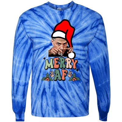 Jingle Joe Biden Xmas Carol Trump Ugly Christmas Sweater Cool Gift Tie-Dye Long Sleeve Shirt