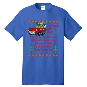 Jingle Joe Biden Xmas Carol Trump Ugly Christmas Sweater Cute Gift Tall T-Shirt