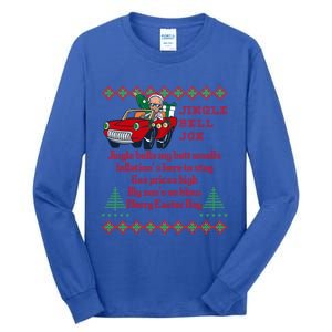 Jingle Joe Biden Xmas Carol Trump Ugly Christmas Sweater Cute Gift Tall Long Sleeve T-Shirt