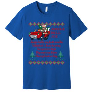 Jingle Joe Biden Xmas Carol Trump Ugly Christmas Sweater Cute Gift Premium T-Shirt