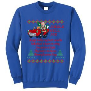 Jingle Joe Biden Xmas Carol Trump Ugly Christmas Sweater Cute Gift Tall Sweatshirt