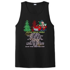 Jingle Joe Biden Xmas Carol Trump Ugly Christmas Sweater Funny Gift PosiCharge Competitor Tank