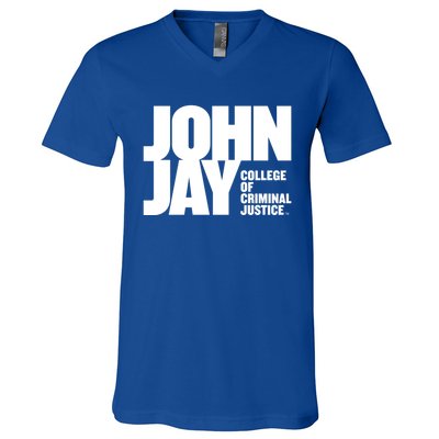 John Ja.Y College Of Criminal Justice Bloodhounds V-Neck T-Shirt