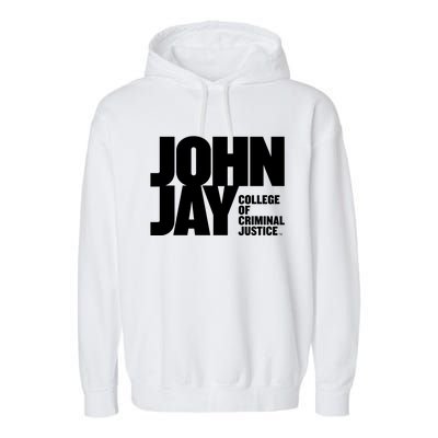 John Ja.Y College Of Criminal Justice Bloodhounds Garment-Dyed Fleece Hoodie