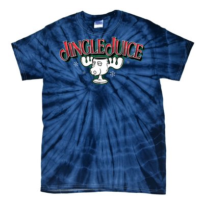 Jingle Juice Christmas Holiday Season Reindeer Tie-Dye T-Shirt