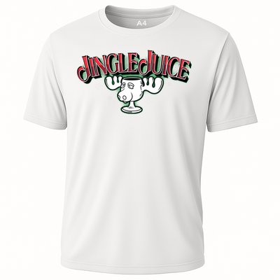 Jingle Juice Christmas Holiday Season Reindeer Cooling Performance Crew T-Shirt