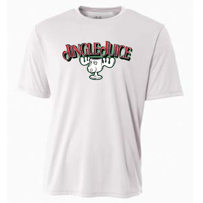 Jingle Juice Christmas Holiday Season Reindeer Cooling Performance Crew T-Shirt