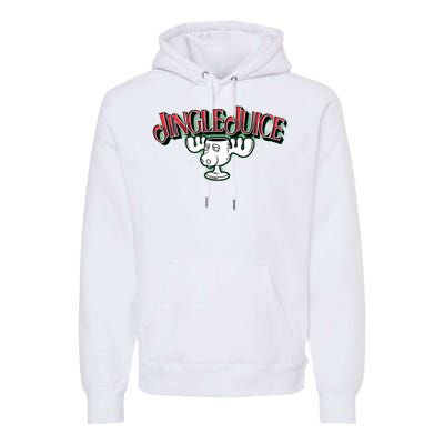 Jingle Juice Christmas Holiday Season Reindeer Premium Hoodie