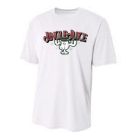 Jingle Juice Christmas Holiday Season Reindeer Performance Sprint T-Shirt